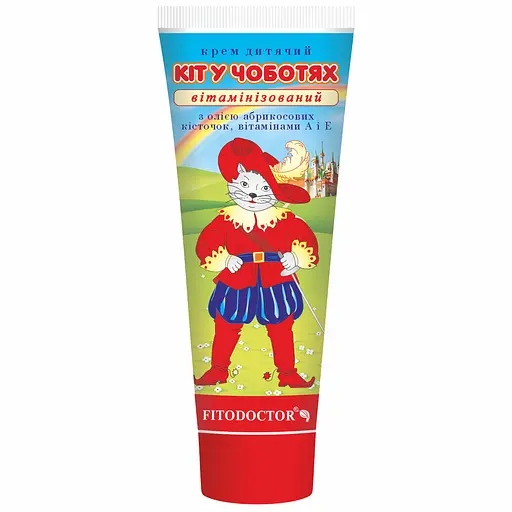 Дитячий крем Fitodoctor Кіт у чоботях вітамінізований 75 г