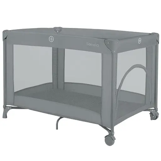 Дитяче ліжечко-манеж Lionelo Amelie Grey Concrete (LO-AMELIE GREY CONCRETE) - фото 1