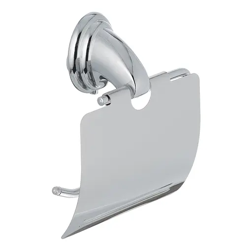 Паперотримач з кришкою Zerix LR1503 LL1493 Хром - фото 2