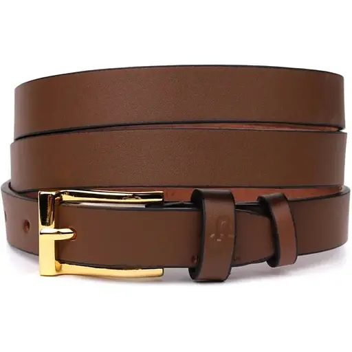 Ремінь шкіряний Grande Pelle для жінок 120х2 см модний вузький acs0029635 - фото 1