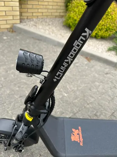 Электросамокат KUGOO Kirin C1+ Plus 18Ah 1000W черный, с усиленной корзинкой - фото 6