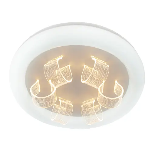 Сучасна люстра Brille WBL-34C/72W*2 - фото 4