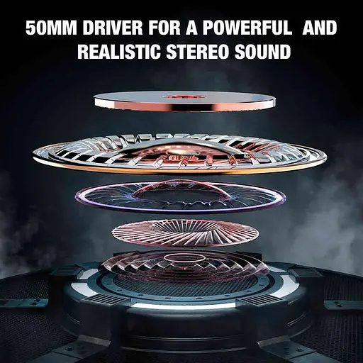 Дротова гарнітура Onikuma Gaming with Blue LED X9, USB, 3.5mm, 2m, black - фото 3