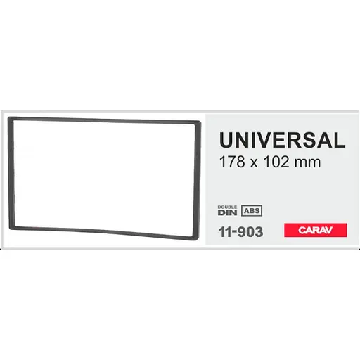 Універсальна рамка 2 DIN Carav 11-903 - фото 3
