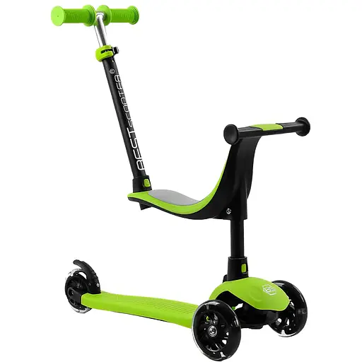 Самокат дитячий Best Scooter 55-69х31х12 см Салатовий 000255082