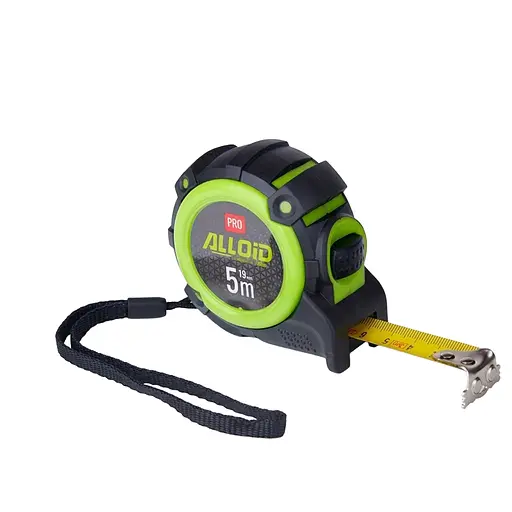 Рулетка з автостопом Alloid Pro 5 м /19 мм (MT-740519) - фото 1