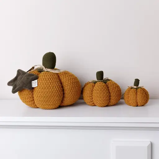 Декоративний текстильний виріб Прованс Pumpkin вохра 25 см (40270) - фото 3