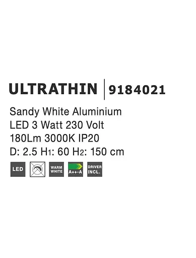 Підвіс Nova Luce ULTRATHIN 9184021 - фото 4