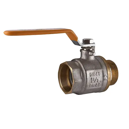 Кран кульовий прямий Solomon 1 1/2″ ЗВ ЖР PN40 В1002FM - фото 1