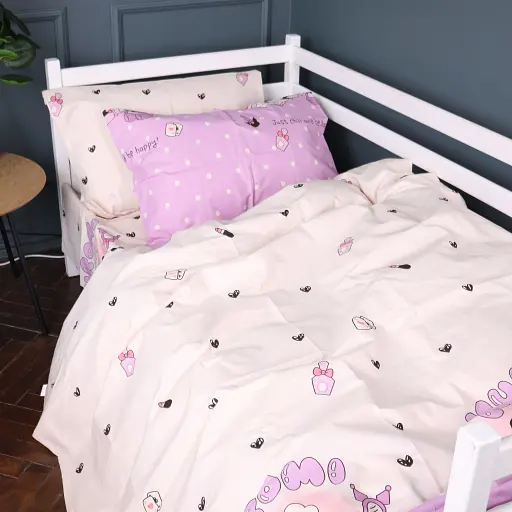 Підковдра MirSon Kids Time Kuromi бязь 110х140 см (2200011553238)