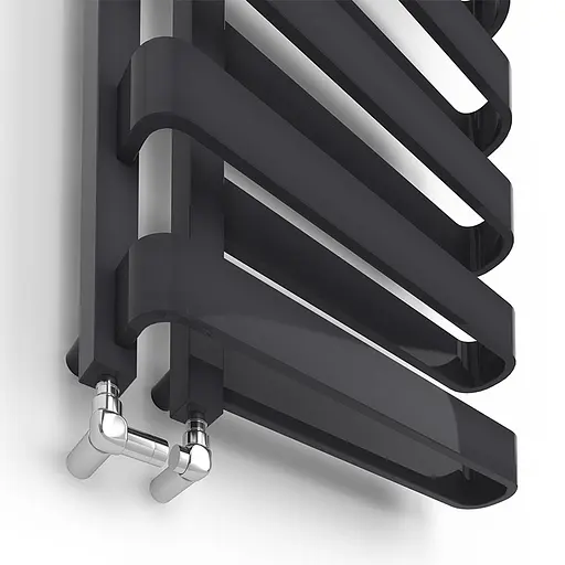 Полотенцесушитель дизайнерский Ideale Gia 11 11/1600/500 черный, Черный - фото 2
