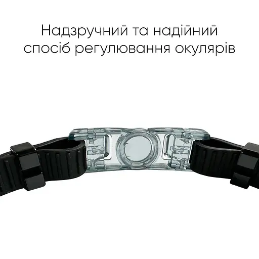 Окуляри для плавання Renvo Javari Уні Anti-fog Чорний OSFM (2SG300-01) - фото 5