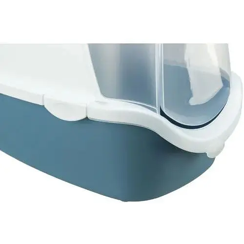 Туалет-домик Trixie Vico для кошек с полупрозрачным верхом 40 х 40 х 56 см голубовато-белый - фото 5