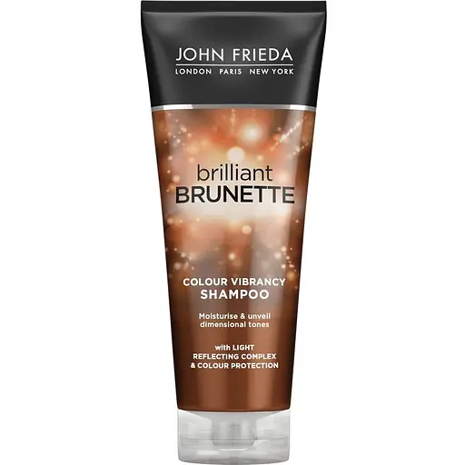 Увлажняющий шампунь John Frieda Brilliant Brunette, для защиты цвета темных волос, 250 мл