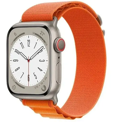 Ремінець Apple Watch Alpine Loop 42/44/45/46/49 мм Помаранчевий - фото 1