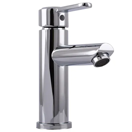 Смеситель для умывальника DOMINO ELLIPSE DCC-101 латунный с боковой ручкой для ванной и кухни удобный и надежный - фото 5