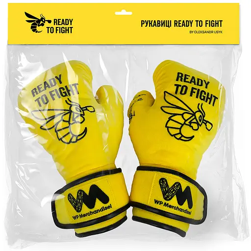 Перчатки плюшевые Ready to Fight сувенирные - фото 10