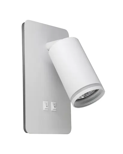 Бра, настінний світильник Goldlux 324351 Paris GU10|Led 2x10|6W IP20 WH - фото 1