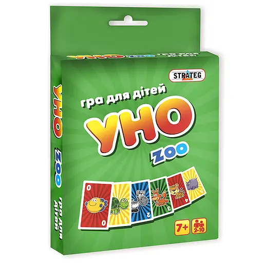 Настільна гра Уно zoo 7016 (укр.)