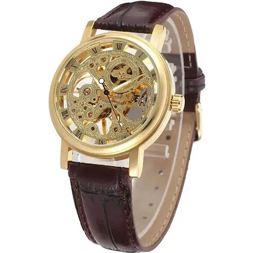 Часы женские Winner Gold Brown Золотой (844)