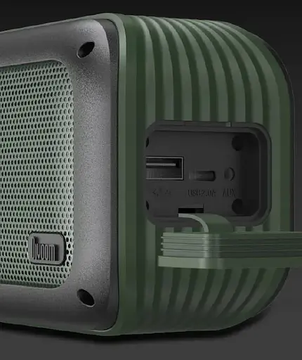 Колонка бездротова — портативна акустика Divoom Voombox-Rock зелена - фото 6