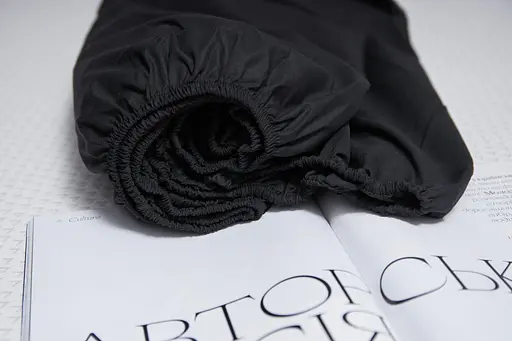 Простирадло на резинці Moon&Star Black Бязь Gold Люкс 100х200х25 см - фото 3