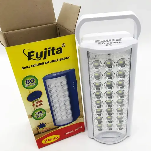 Світлодіодний ліхтар Fujita DL-2606 24 LED з power bank - фото 4