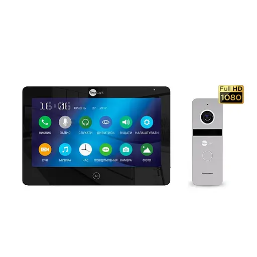 Комплект MEZZO HD BLACK/Solo FHD SILVER Neolight (82-00060)