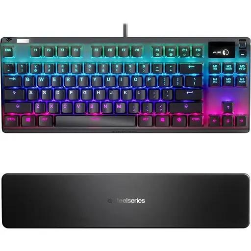 Клавіатура SteelSeries iатура Apex 7 TKL Red Switch (64646) Black USB (64646-OLD) Б/в - фото 2