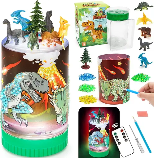 Ночник с алмазной мозаикой, интерактивный (в ассортименте)