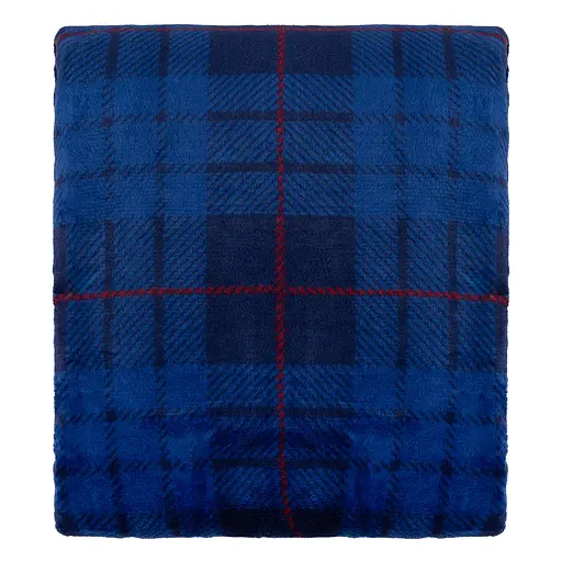 Плед Ardesto Flannel 160 х 200 см 100% полиэстер клеточка синий (ART0134PB) - фото 2
