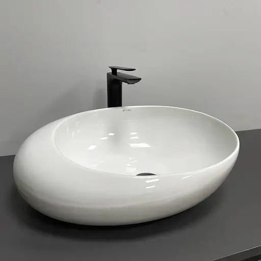 Умивальник VBI Riccia білий накладний VBI-017200, Білий - фото 5