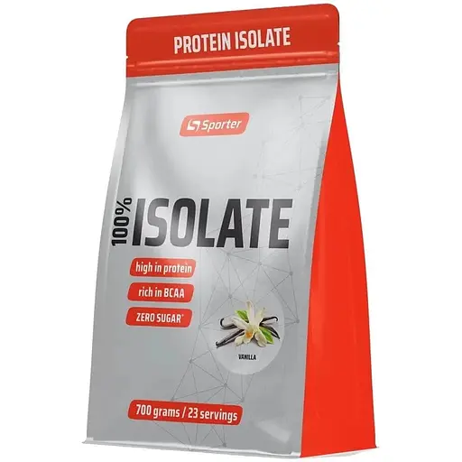 Сироватковий ізолят Sporter 100% Isolate 700 г Ваніль - фото 1
