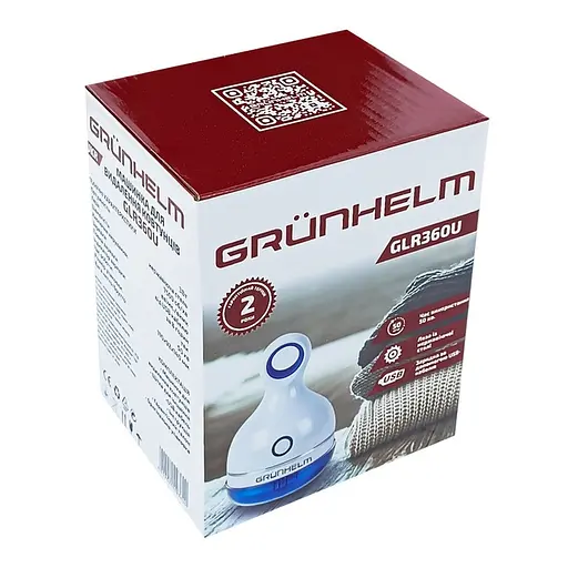 Машинка для стрижки видалення катишок Grunhelm GLR360U для одягу 3 Вт - фото 3