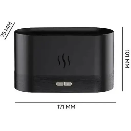 LED аромадиффузор-увлажнитель Ruhhy 22542 с эффектом огня - 7 цветов подсветки - фото 2