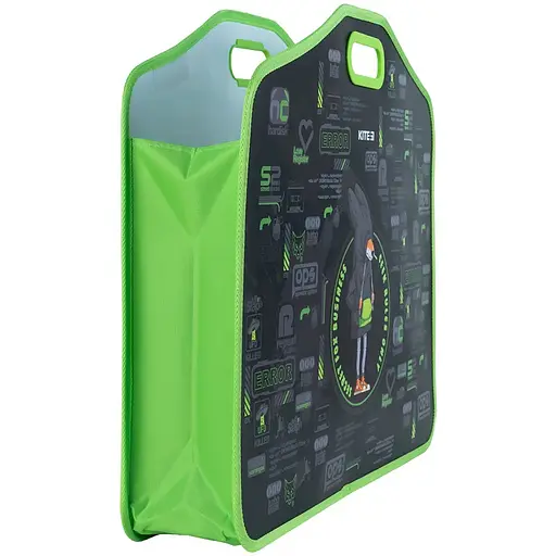 Портфель-папка Kite Fox Rules на липучках 1 отдел A3 (K24-208-2) - фото 2