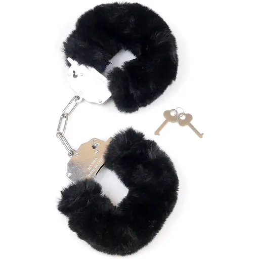 Наручники Fetish B - Series Furry Cuffs (чорний)