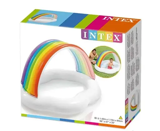 Дитячий басейн Intex Веселка-Хмара надувний (57141) - фото 3