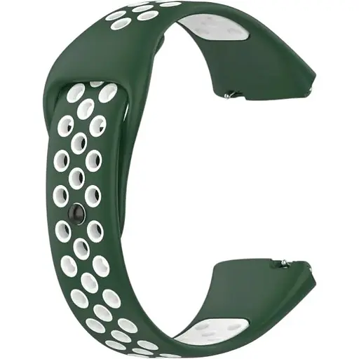 Ремешок DK для Xiaomi Redmi Watch 3 Active / 3 Lite Silicone Sport Band Nike (green / white)