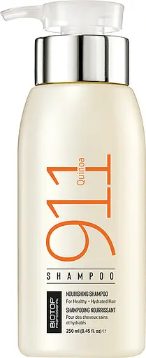 Шампунь с протеинами киноа 911 Quinoa от BIOTOP Professional с витамином Е без SLS / SLES и парабенов 500 мл - фото 1