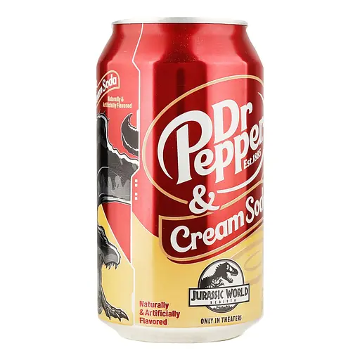 Напиток безалкогольный Dr. Pepper Cream Soda сильногазированный 0.355 л ж/б (929827) - фото 4