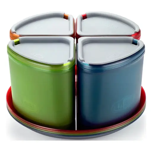 Набір посуду GSI Outdoors Infinity 4 Person Compact Tableset (1099-75420) - фото 3