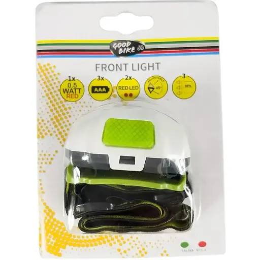 Ліхтар налобний світлодіодний Good Bike на батарейках 3 LED 3 режими (92307-IS) - фото 4