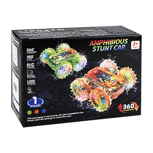 Машинка-амфібія на радіокеруванні YL-103 2.4G Transparent green - фото 6