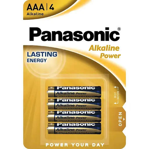 Батарея Panasonic Alkaline Power AAA Power Rangers BLI 4 шт.