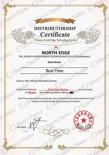 Годинник North Edge Laker Black 5BAR - фото 22