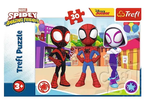 Пазл Trefl Пригоди Спайдермена та друзів Марвел: Спайдермен та друзі 30 ел. (18285) - фото 2