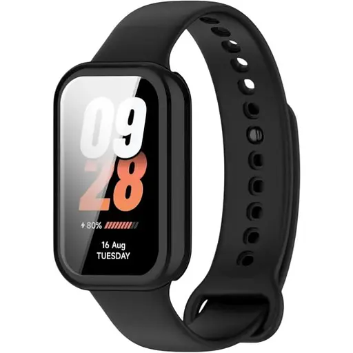 Чехол-накладка DK CDK Silicone Face Case для Xiaomi Mi Band 8 Active (017304) (black)