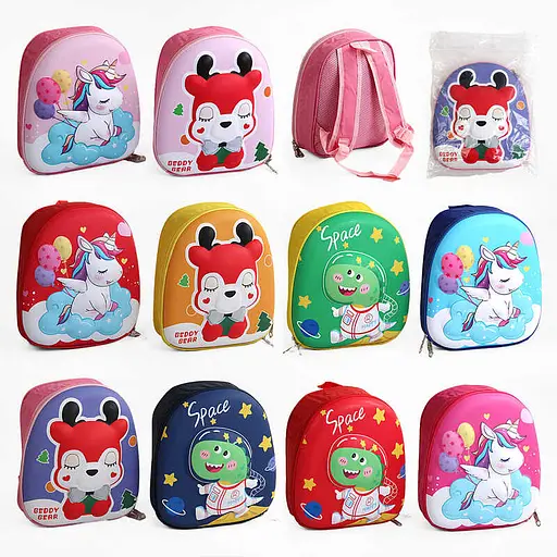 Рюкзак Мультяшні тваринки, 30x27x5 см, C60629 (В асортименті) - фото 10