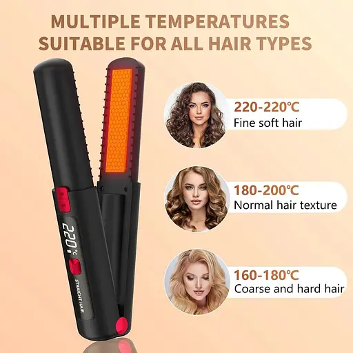 Выпрямитель для волос и щипцы для завивки волос 2 в 1 - фото 5